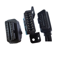 Cable de extensión OBD2 OBD, Puerto macho de 16 pines a doble cable divisor hembra de 16 Pines, adaptador de conector de coche para coches BUICK