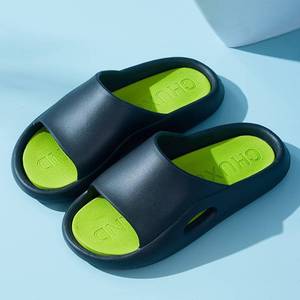 Nuevas Chanclas de EVA con Suela Gruesa para Parejas, a la Moda, Combinación de Colores de Verano, para Hotel, Exteriores, Uso en Casa y al Aire Libre, Ecológicas y con Amortiguación - Product Image 4
