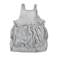 Tablier anti-griffures pour chat, combinaison de maintien pour chat anti-peluches, style minimaliste à pattes ouvertes, incontournable, chaud pour l'hiver, doublé polaire en velours arctique