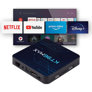 Décodeur KT96MAX, Amlogic s905x4 double Wi-Fi + Bluetooth Android 11 TV box, lecteur réseau - Product Image 1