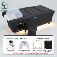 Chaise de lavage de cheveux avec dossier inclinable, table de spa capillaire, table de massage des pieds thaïlandais, lit de pédicure, shampooing, prix réduit, fabrication OEM par Jincheng