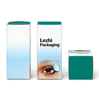 Boîte d'emballage personnalisée avec logo pour gouttes oculaires 10 ml pour des yeux sains et clairs, produit de soin des yeux, boîte en carton pour gouttes oculaires