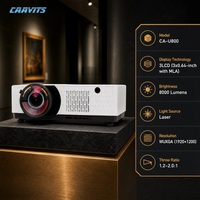 Projecteur laser CAAVITS 8000 Ansi Lumens WUXGA 3LCD pour l'installation dans les musées, projecteurs pour signalisation numérique
