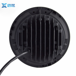 Gexune 7 "pouces ambre <span class=keywords><strong>clignotant</strong></span> avec h4 à h13 adaptateur pour g5 défendre <span class=keywords><strong>lada</strong></span> <span class=keywords><strong>niva</strong></span> 4x4 offroad led halo phares - Product Image 5
