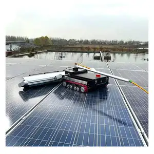 Double Head Solar Panel Cleaning Robot Single Remote Control B12 Hs Code C10L Sale Solar-Panel-Cleaning-Robot