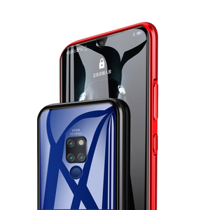 Étui de téléphone magnétique en métal et verre pour <span class=keywords><strong>Huawei</strong></span> Mate 20, pare-chocs en verre trempé, <span class=keywords><strong>coque</strong></span> rigide, étui en verre double face - Product Image 4