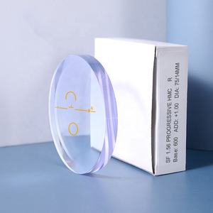 Lentes multifocais semi acabadas SF 1.56 revestimento duro progressivo semi-acabado HC HMC lente óptica por atacado - Product Image 3