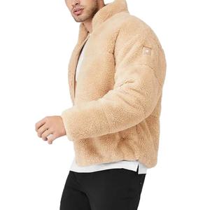 Vestes d'hiver personnalisées, chaudes, entièrement zippées, pour hommes, en polaire lourd, fermeture éclair, veste de travail, coupe ample, veste d'hiver pour hommes - Product Image 2
