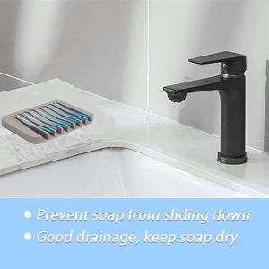 Plateau à savon en silicone, best-seller, matériau souple et flexible, séchage rapide, anti-dérapant, idéal pour l'évier de la salle de bain ou la douche - Product Image 5