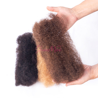 Cheveux humains afro crépus en vrac, 100 % naturels, pour tresses, dreadlocks et extensions de cheveux torsadés – Meilleures ventes