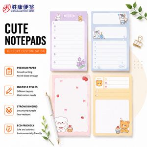 Bloc de Notas con Dibujos Animados, Autoadhesivo, Papel de Escritura Premium, Papelería Personalizada para la Escuela, Oficina, Planificador Diario - Product Image 1