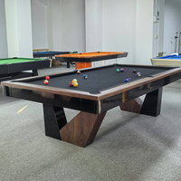Table de billard et de ping-pong en bois massif de style chinois pour usage domestique ou commercial en Chine