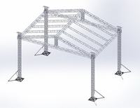 Structure de scène en treillis d'aluminium personnalisable