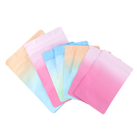 Nouveau design – Sachet souple métallisé à fermeture éclair avec dégradé de couleurs – Emballage souple à fond plat avec fermeture Ziplock