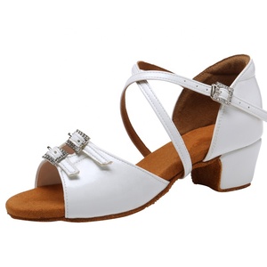 Blanco PU Cuero Dama Tacón Alto Bachata/salsa/<span class=keywords><strong>kizomba</strong></span>/zapatos de baile latino - Product Image 6