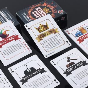 Özel baskılı şirket logo tasarımı ünlü marka klasik tasarım kart oyun kartı poker - Product Image 5