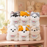Peluche chien au crochet faite à la main, super douce, personnalisée, anti-stress, cadeau unisexe