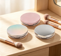 Boîte à poudre ultra-fine avec tamis 3-5g et houppette, emballage cosmétique multicolore