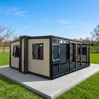 Maisons conteneurs modernes extensibles sur mesure de 20 pieds avec salle de bain et cuisine, villas préfabriquées mobiles de luxe, vente en gros, respirantes, garantie 5 ans