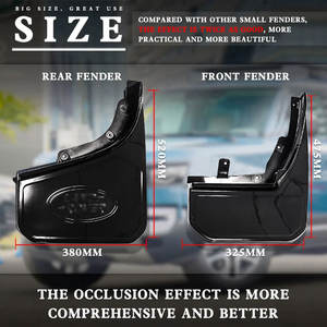 Accesorios exteriores de coche, guardabarros trasero delantero negro brillante, guardabarros para <span class=keywords><strong>Land</strong></span> <span class=keywords><strong>Rover</strong></span> <span class=keywords><strong>Defender</strong></span> 90 110 2020 2024 - Product Image 3