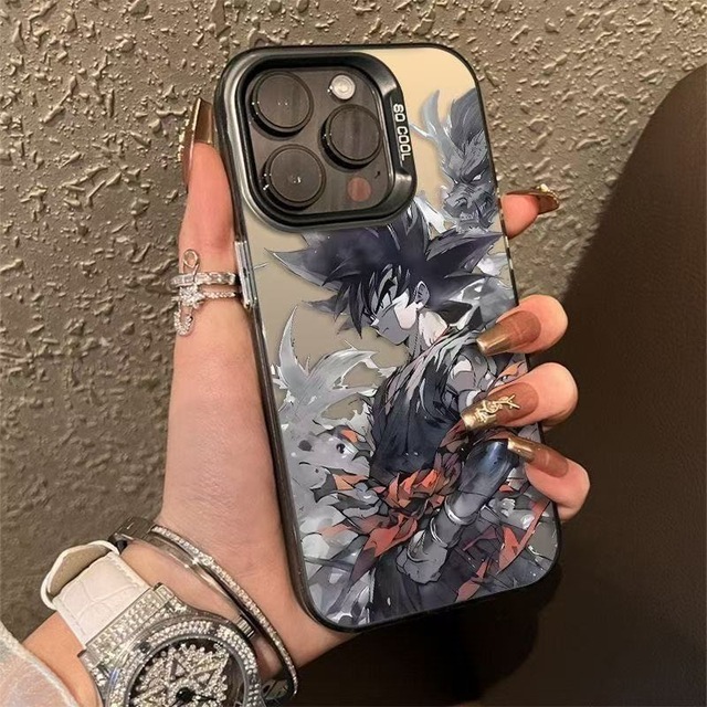 Japanese Comic Wukong Image Printing Hard PC Phone Case for iPhone 12 Mini 14 15 Plus