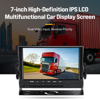 2024 nouveau haute définition Cctv 7 pouces TFT écran rétroviseur Bus caméra système moniteur autonome DC 12V 24V AHD 720P 1080P bureau
