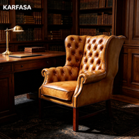 Vintage-Stil Gepolsterter Sessel Moderner Komfortabler Loungesessel für Wohnzimmer Hotelprojekte Großhandel OEM