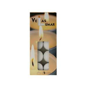 ESTUCHE Colección Juego de 10 Velas de Té, 4.5 Horas de Duración, Cera de Parafina para Decoración del Hogar - Product Image 1