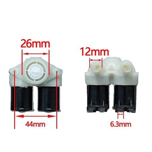วาล์วสองทางแบบ Stol รุ่น 2C112-000005 ขนาด 26x44 มม. สำหรับอะไหล่เครื่องซักผ้าฝาหน้า TCL - Product Image 1