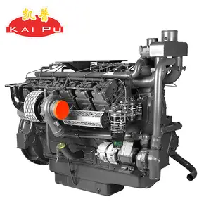 Mesin Diesel 12 Silinder China Shanghai, Mesin Diesel Pendingin Air Diskon Besar