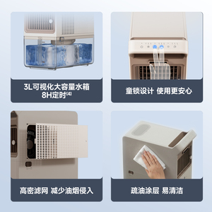 Kawa Ice Mist <b>Mini</b> Kitchen Treasure Pro Evaporative <b>Cooler</b> Non-wall-mounted Water-cooled Fan For Home Use - Product Image 3