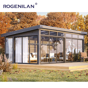Maison capsule modulaire en aluminium à double vitrage Rogenilan, véranda préfabriquée extérieure pour hôtels, complexes hôteliers, terres inutilisées - Product Image 2