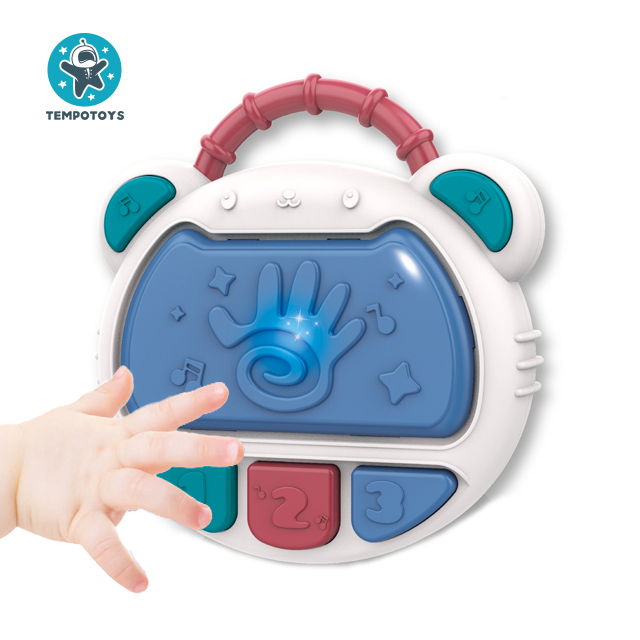 Tempo игрушки 2021 новые игрушки Дети Раннее Образование барабанная Люминесцентная Игрушка музыкальный Тамбурин набор детские развивающие игрушки