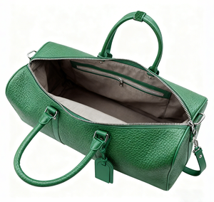 Personalisierbare Herren-Reisetasche aus PU-Leder mit Eigenem Logo und Reißverschluss – Modische Weekender-Tasche für Fitnessstudio, Sport und Übernachtungsreisen - Product Image 3