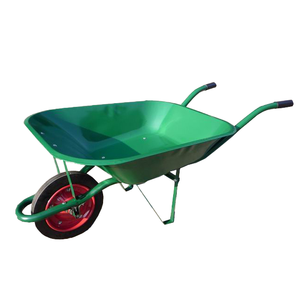 Concrete Steel Tray Wheelbarrow, Construction <strong>Wheel</strong> <strong>Barrow</strong>, Single <strong>Wheel</strong> Heavy Duty Wheelbarrow With Rubeer and PU Foam <strong>Wheels</strong> - Product Image 2