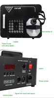 Machine à brouillard verticale SHEHDS 24x9W RGB LED 1500W DMX512 pour effets de scène DJ, concerts et événements