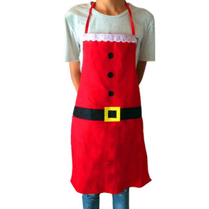 Christmas <b>Bib</b> <b>Apron</b> Adult And Children's Sizes Machine Washable For Cooking Holiday Party - Product Image 2