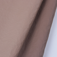 Tissu en cuir polyuréthane, vêtements en cuir synthétique, tissu en cuir artificiel PU pour manteau et veste