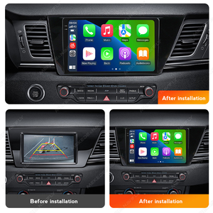 Mekede mới QLED Android 13 Xe Màn hình cảm ứng màn hình 2 Din Xe đài phát thanh Wifi BT 5.0 GPS navigation cho ka70 Kia niro 2017 9 inch - Product Image 3