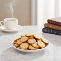 OEM Halal Vente en gros Gaufrettes croustillantes sucrées saveur fruitée Boîte de 2,5 kg en vrac Snacks exotiques Biscuits