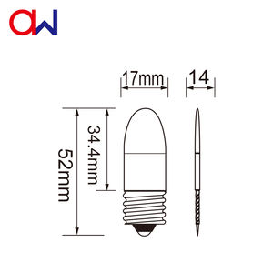 Ampoule LED E12 2,2W AC110V COB Perles de lumière en céramique Utilisation hôtelière Dimmable Certifiée ETL Garantie de 2 ans - Product Image 6