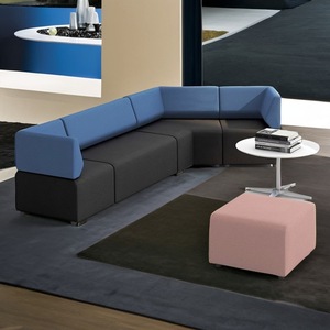 Ensemble de canapés modulaires en cuir pour zone d'attente de bureau commercial, 380 cm, design moderne et écologique - Product Image 6