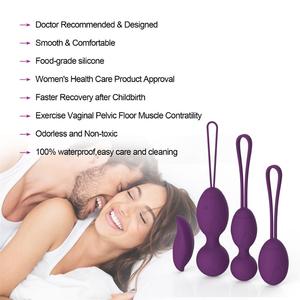 Y.Love Siliconen Draadloze Afstandsbediening 2 In 1 <span class=keywords><strong>Ben</strong></span> <span class=keywords><strong>Wa</strong></span> Ballen Kegel Oefengewichten Kit Voor Vagina Gezondheid Kegel Bal - Product Image 4