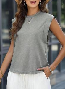 Blusas sueltas informales sólidas para mujer, camisas y blusas de gran tamaño Vintage de verano 2024 para mujer, blusas elegantes para jóvenes y mujeres - Product Image 4