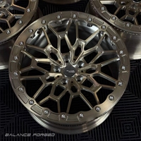 Jantes SRIM Custom Gloss Black 666m Beadlock 5x120 Drag Sport 17 18 19 pouces pour BMW F80 M3 F82 F83 M4 F87 M2