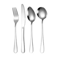 Ensemble de couverts en acier inoxydable 1010, couteau, fourchette, cuillère, finition miroir, pour mariage et restaurant, compatible lave-vaisselle, vente chaude