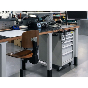 Fami Master <b>tool</b> <b>trolley</b> with 6 drawers for bulky materials, grey, 561x573x922mm - Product Image 5