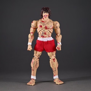 Figura de 17 cm de Son of Ogre Hanma <span class=keywords><strong>Baki</strong></span>, Versión Dañada en Batalla Figura de Anime PVC con 3 Cabezas Intercambiables, Figura de Manga Articulada, Juguete Coleccionable, Regalo - Product Image 2