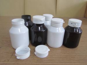 Botella de Plástico Redonda y Duradera con Tapa Desprendible, de 150 ml, para Tabletas, Cápsulas de Vitaminas, Envases de Plástico - Product Image 6