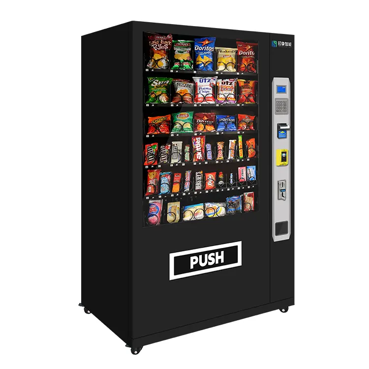 Snack Vending Cashless Beverages Refrigerated Electric Automatic Vending Machines For Retail Items Vending Machines